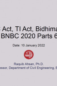 5. BNBC-2020 Parts 6,7; RAJUK's Bidhimala, BC Act, TI Act-এর কভার ইমেজ